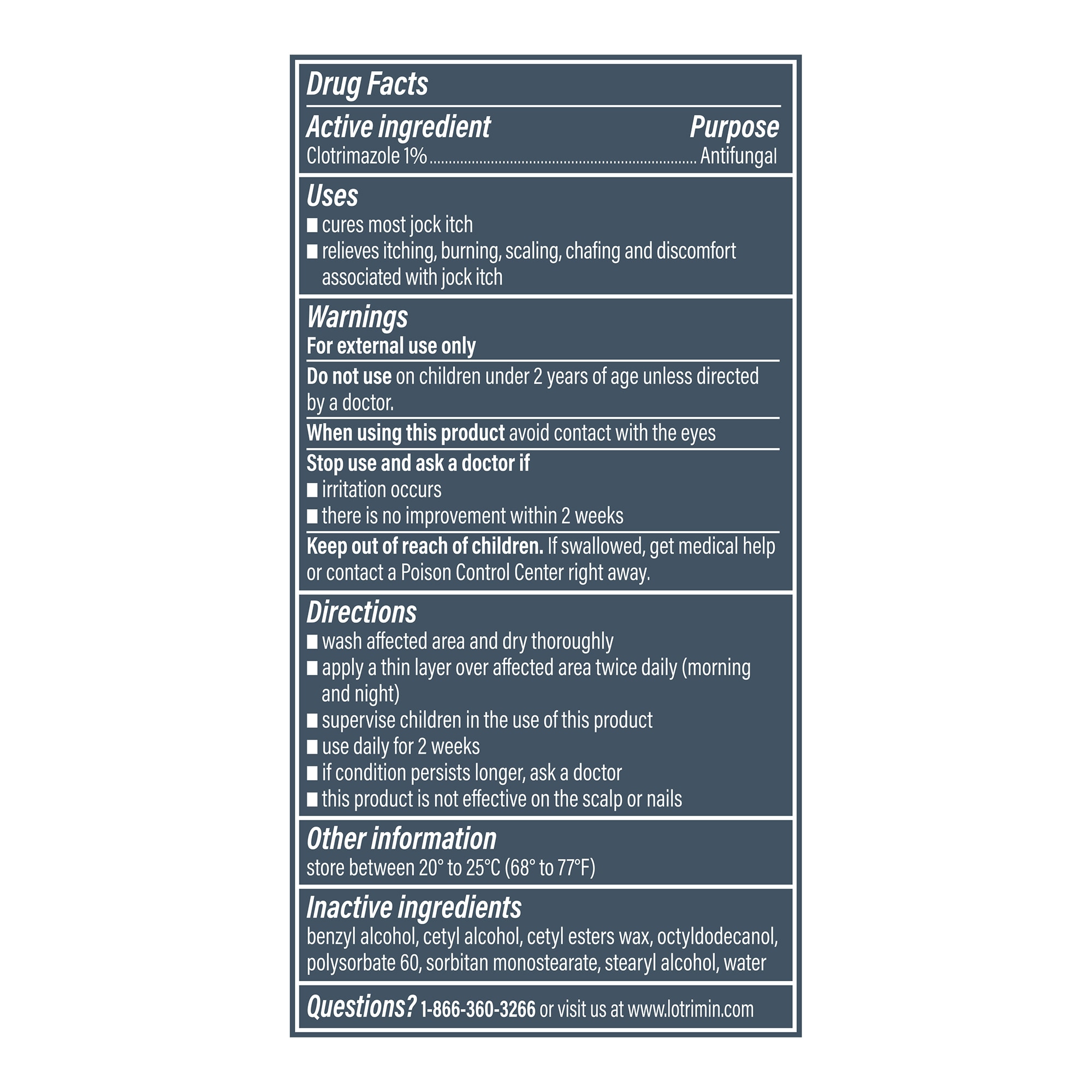 details of lotrimin jock itch cream 
