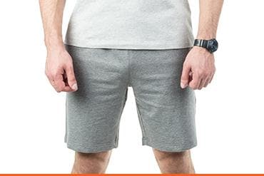 grey athletic shorts