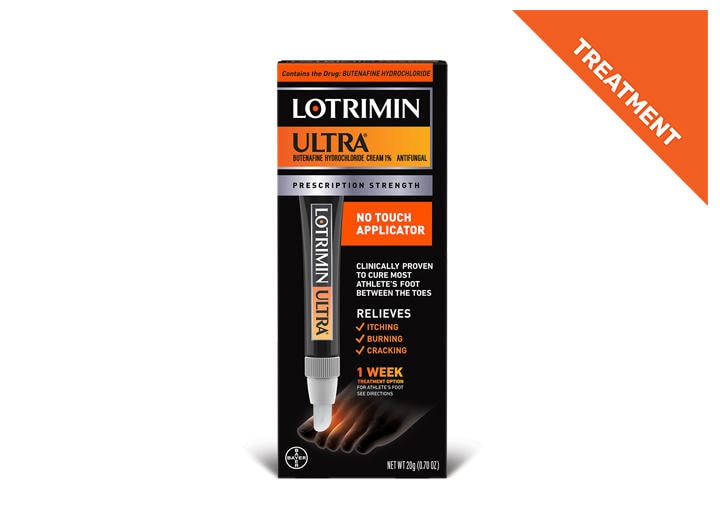 box of Lotrimin Ultra® Athlete's Foot Cream with No Touch Applicator